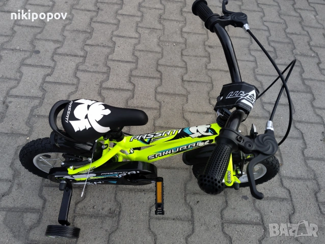PASSATI Велосипед 12" SAMURAJ жълт, снимка 3 - Велосипеди - 53531790