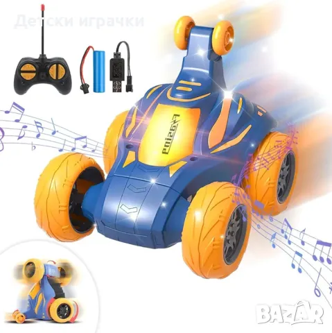 Луда кола с дистанционно управление и светлини , снимка 7 - Коли, камиони, мотори, писти - 48856988
