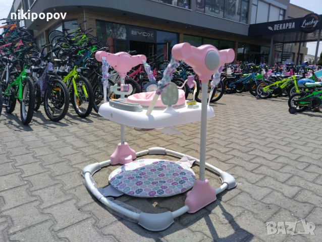 MONI Детско бънджи HOP розов, снимка 12 - Проходилки - 53565080
