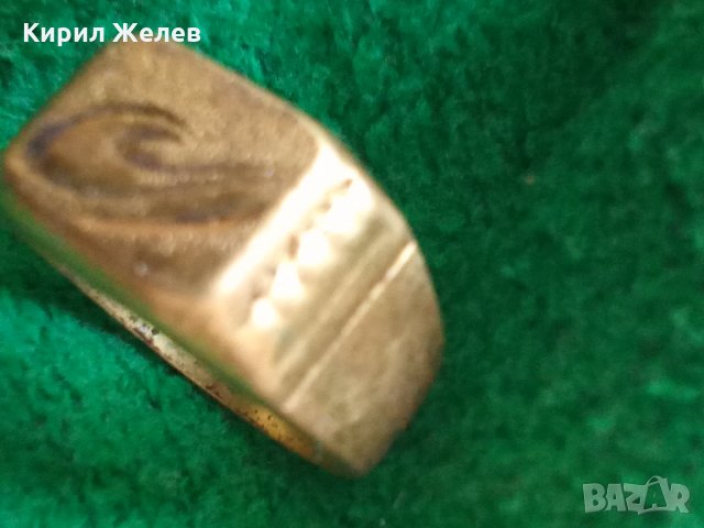Пръстен стар бронзов 12455, снимка 2 - Колекции - 33370057