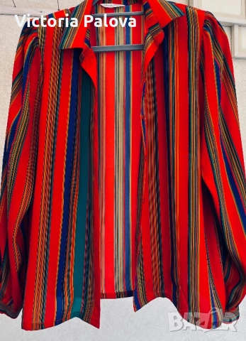  Vintage блуза/риза  MAEPSY BANG HIGH FASHION , снимка 2 - Ризи - 52095519