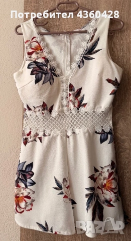 Бял гащеризон , снимка 2 - Гащеризони - 53066217