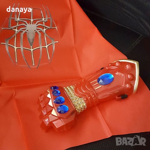 2134 Наметало с протектор за ръка Спайдърмен Spider Man, снимка 3 - Игри и пъзели - 32889463
