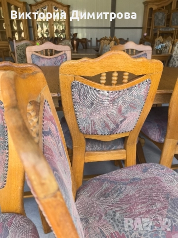 Комплект от 8 трапезни стола , снимка 10 - Столове - 51738351