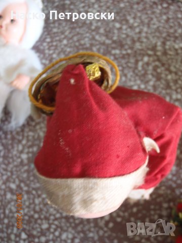 Коледни Дядо Мраз / Съветски Дядо Коледа ретро КУКЛА от 1951г., снимка 7 - Антикварни и старинни предмети - 28263693