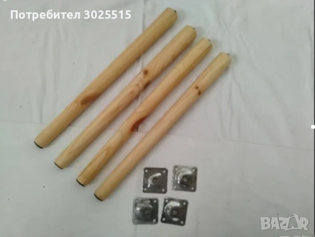 Дървени крака за маса , снимка 6 - Маси - 47239007