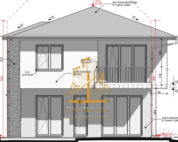 🏡 Нова двуетажна къща - м-т Зеленика, Област Варна (Обява №:823668), снимка 7 - Къщи - 51273498