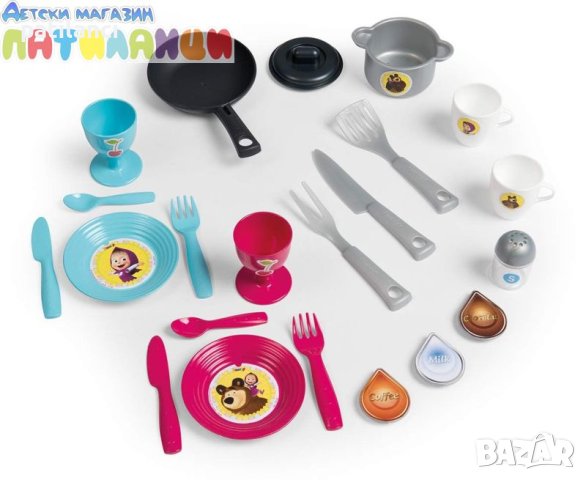 Детска кухня Smoby - Маша и Мечока Smoby 310710 /ПРЕОЦЕНЕНА/, снимка 2 - Други - 43755411