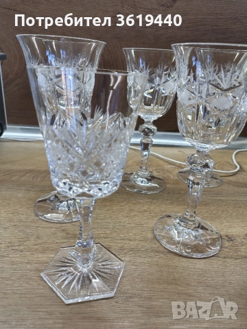 кристални чаши 