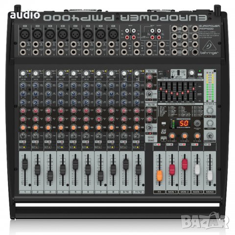 Активен миксер Behringer PMP 4000, снимка 1 - Ресийвъри, усилватели, смесителни пултове - 36855965