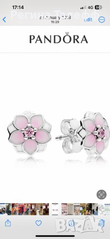 Нежни сребърни обички, снимка 3 - Обеци - 43840212