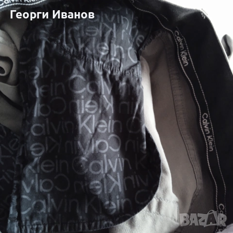 КАТО НОВИ CALVIN KLEIN W34/L34 CEMENT GRAY Straight Fit оригинални дънки CK jeans, снимка 10 - Дънки - 53512550