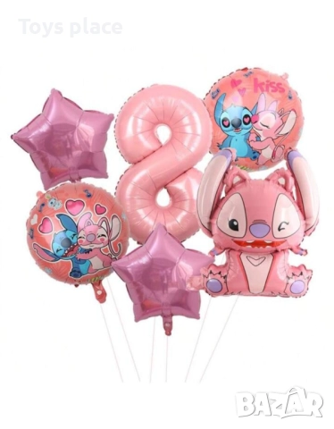 Фолиеви балони Лило и Стич Lilo and Stitch , снимка 15 - Други - 52012899