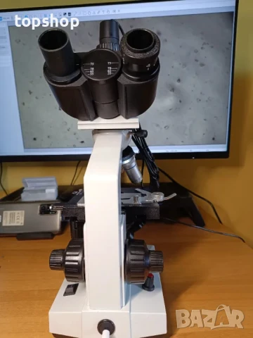 ТЕСТВАН ПРОФЕСИОНАЛЕН тринокулярен микроскоп с увеличение 40X-5000X, лабораторен клас..., снимка 14 - Медицинска апаратура - 50577200