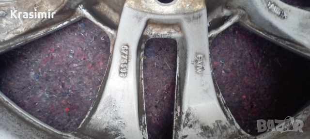 Оригинални алуминиеви джанти BMW 16'' 5x120 E90 ET34 – OEM 6775593, снимка 4 - Гуми и джанти - 51463753