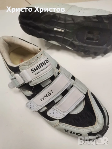 Обувки за колоездене/ шпайкове SHIMANO Размер 39 / Стелка 24.5 см. , снимка 5 - Велосипеди - 53209229