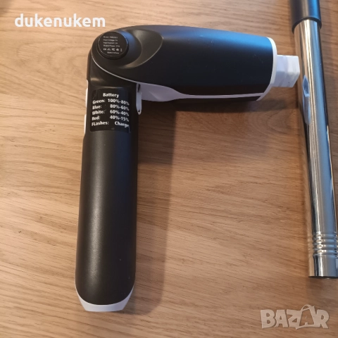 Електрическа четка за почистване с телескопична дръжка - с липсващи части, снимка 11 - Други стоки за дома - 52638200