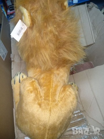 Плюшен лъв,около 1м, легнал, снимка 3 - Плюшени играчки - 36233271