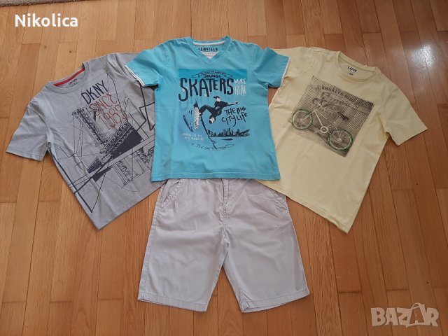 Детски дрешки:блузки DKNY,Armani,LCW,H&M и къс панталон TRN  за 10 г.момче:, снимка 12 - Детски комплекти - 28150874