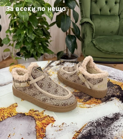 Guess Дамски Меки И Топли Зимни Маратонки👟Дамски Спортни Обувки Гес - Различни Цветове Код E1133, снимка 3 - Маратонки - 52658352