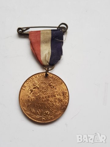 Английски медал, снимка 4 - Антикварни и старинни предмети - 38845236