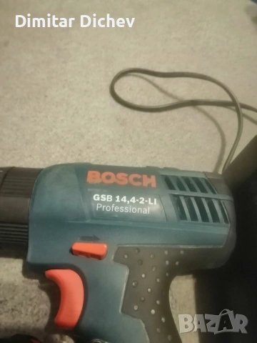 продавам винтоверт Bosch 14,4v в комплет с батерий и зарядно, снимка 6 - Други инструменти - 53009696