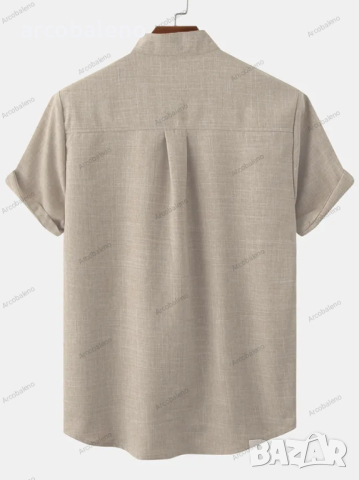 Ежедневна мъжка риза с къс ръкав, 6цвята , снимка 11 - Ризи - 44901083