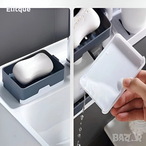 Въртящ се органайзер за баня или кухня с 4 нива, снимка 7 - Други стоки за дома - 52925900