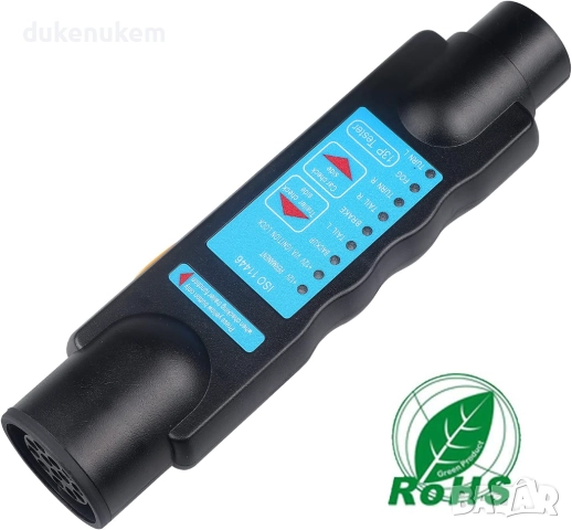 Тестер за електрически вериги на ремаркета – 13 pin, 12V, снимка 6 - Аксесоари и консумативи - 51678923