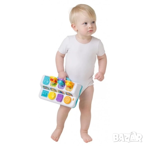 Музикална играчка Playgro + Learn - Изскачащи животни, със светлини , снимка 6 - Образователни игри - 51640271