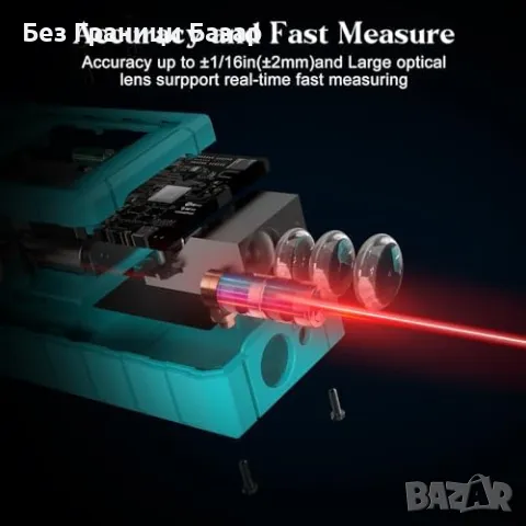 Нов Професионален Лазерен Мерител Kiprim 120 м, LCD, Нивелир Мултифункции, снимка 3 - Измервателни инструменти - 47581085