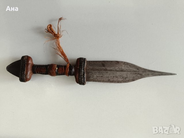 Стара африканска кама. 23 см

, снимка 6 - Антикварни и старинни предмети - 44129561