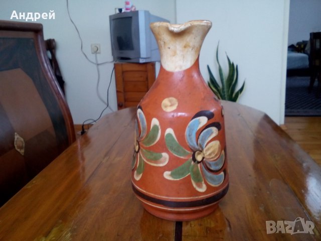 Старинна керамична кана #3, снимка 2 - Антикварни и старинни предмети - 27634106