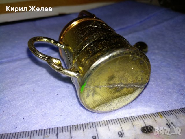 СТАРА МЕТАЛНА ФИГУРАЛНА МИНИАТЮРА на ГРАДИНСКА ЛЕЙКА За КОЛЕКЦИЯ ДЕКОРАЦИЯ 39881, снимка 6 - Колекции - 43598193