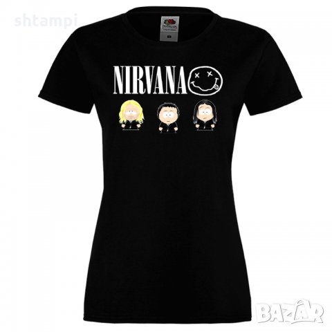 Дамска тениска Nirvana 2, снимка 2 - Тениски - 32875329