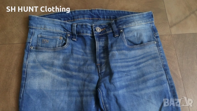 G-Star 3301 LOW TAPERED Jeans Размер 32 / 30 еластични дънки 1-61, снимка 2 - Дънки - 52216867