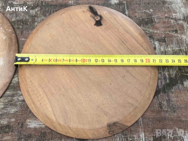 Стара Дървена Чиния Пано Рисувана, снимка 7 - Декорация за дома - 43067546