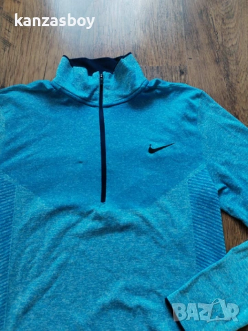 Nike Golf Flex Knit 1/2 Zip Top - мъжка еластична блуза С, снимка 4 - Блузи - 53579710