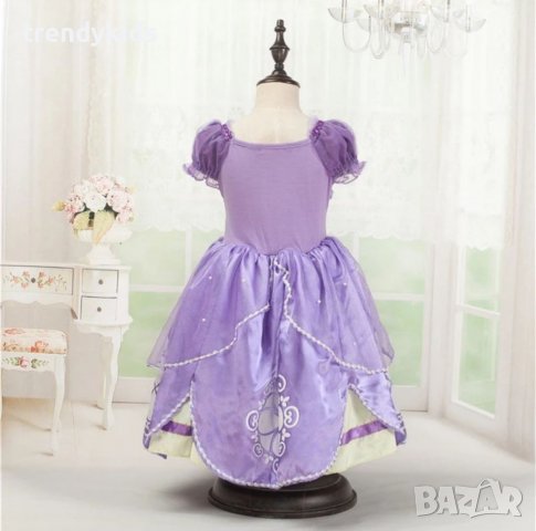 Рокля на принцеса София !, снимка 10 - Детски рокли и поли - 36899258