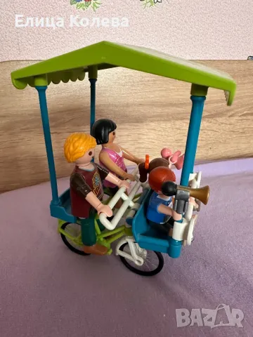 Playmobil camping, семеен велосипед , снимка 2 - Конструктори - 49604640