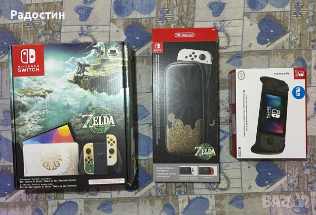 Nintendo Switch Oled Legends of Zelda ToTK edition, снимка 2 - Nintendo конзоли - 53275607