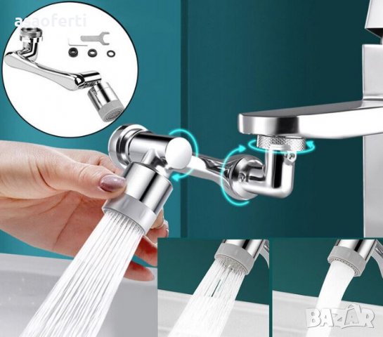 Универсален въртящ се накрайник за чешма, 1080, снимка 4 - Други - 39745181