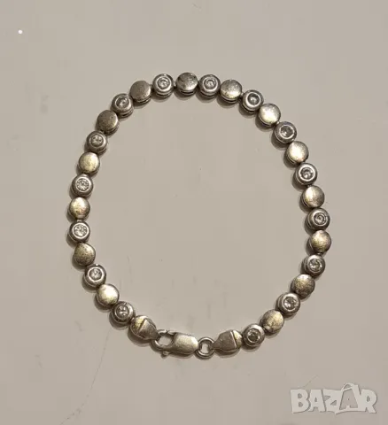 Сребърна Кристална гривна 925