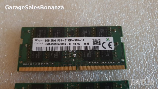 RAM memory SK Hynix 2 х 8GB DDR4-2133 SODIMM, РАМ памет, Lenovo, снимка 4 - RAM памет - 42937196