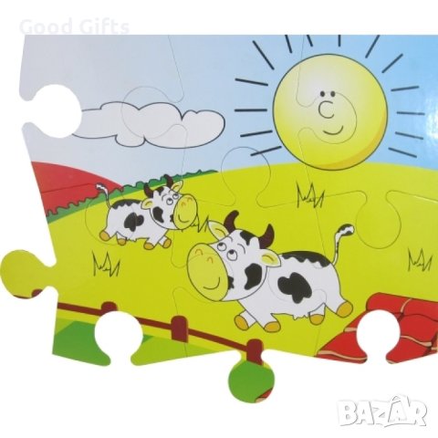 Голям детски пъзел, 77см х 54 см, 28 елемента, снимка 2 - Игри и пъзели - 43139784