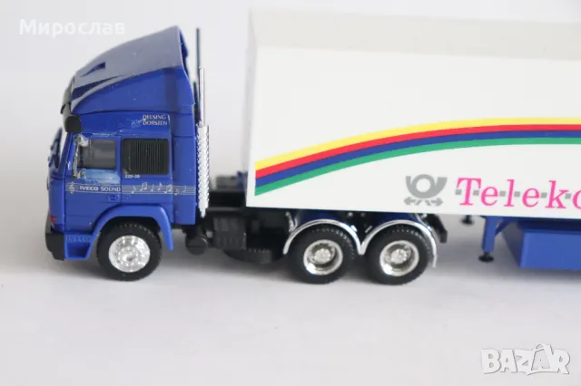 HERPA H0 1/87 IVECO КАМИОН МОДЕЛ ТИР КОЛИЧКА, снимка 2 - Колекции - 49873105
