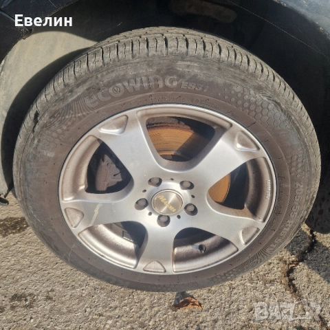 летни гуми с джанти VW Touran 2006г