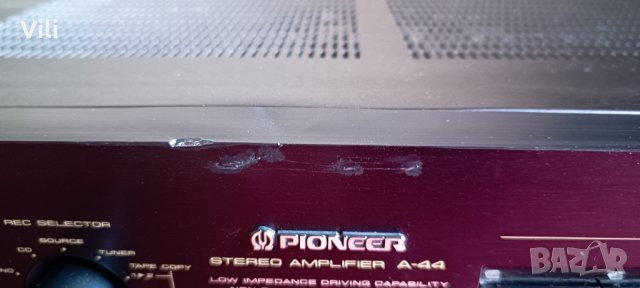 Усилвател Pioneer A-44, снимка 6 - Ресийвъри, усилватели, смесителни пултове - 40704483