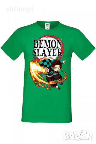Мъжка тениска Demon Slayer Tanjiro Kamado 01,Анимация,игра,Празник,Повод,, снимка 7 - Тениски - 38075869