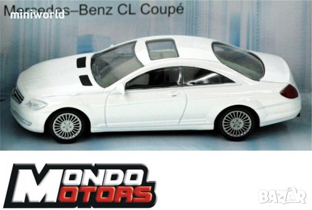 Mercedes-Benz CL Coupe - мащаб 1:43 на MondoMotars моделът е нов в кутия, снимка 3 - Колекции - 40035140